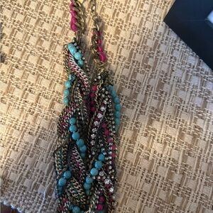 Stella & Dot Bamboleo Jade Turquoise necklace